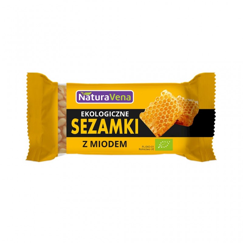 SEZAMKI Z MIODEM BIO 27 g - NATURAVENA