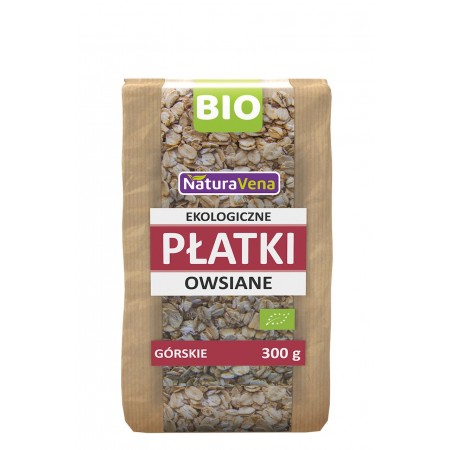 PŁATKI OWSIANE GÓRSKIE BIO 300 g - NATURAVENA