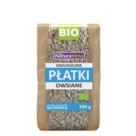 PŁATKI OWSIANE BIO 300 g - NATURAVENA