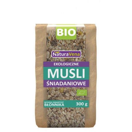 MUSLI ŚNIADANIOWE BIO 300 g - NATURAVENA