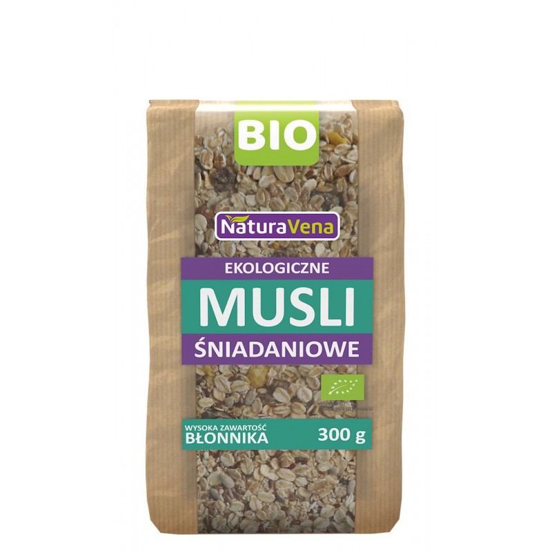 MUSLI ŚNIADANIOWE BIO 300 g - NATURAVENA