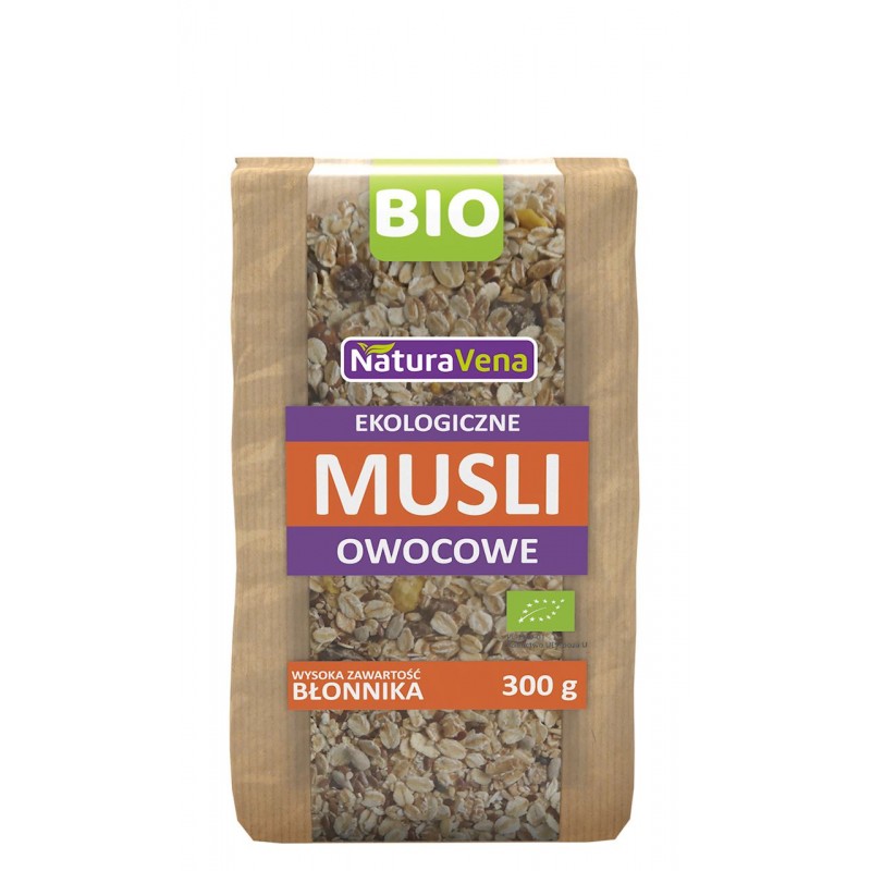 MUSLI OWOCOWE BIO 300 g - NATURAVENA