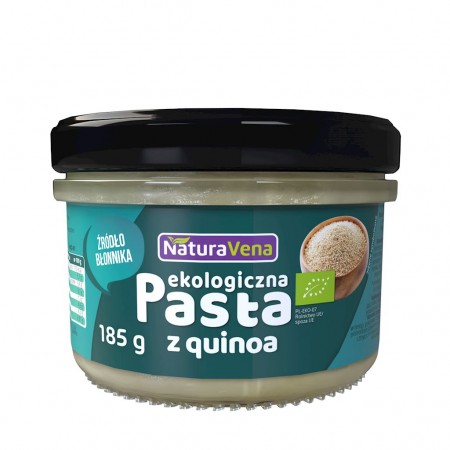 PASTA Z QUINOA Z CIECIERZYCĄ I SUSZONYMI POMIDORAMI BIO 185 g - NATURAVENA