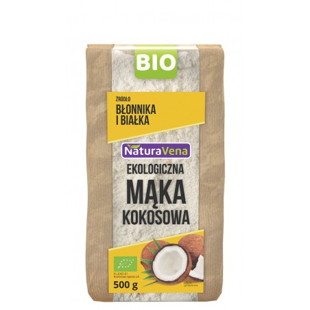 MĄKA KOKOSOWA BIO 500 g - NATURAVENA