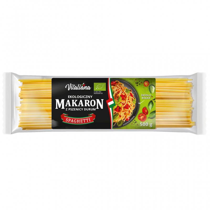 MAKARON (Z PSZENICY DURUM) SPAGHETTI BIO 500 g- VITALIANA