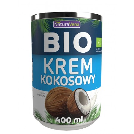 KREM KOKOSOWY 17 % BIO 400 ml - NATURAVENA