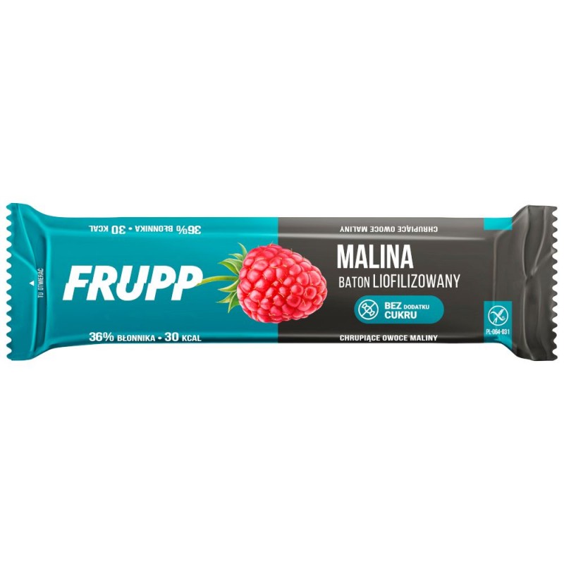 BATON FRUPP MALINOWY BEZGLUTENOWY 10 g - CELIKO
