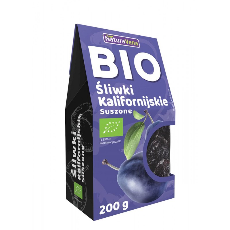 ŚLIWKI KALIFORNIJSKIE BIO 200 g - NATURAVENA