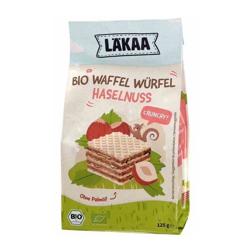 Wafelki z kremem orzechowym BIO 125 g