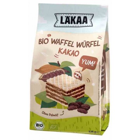 Wafelki z kremem kakaowym BIO 125 g