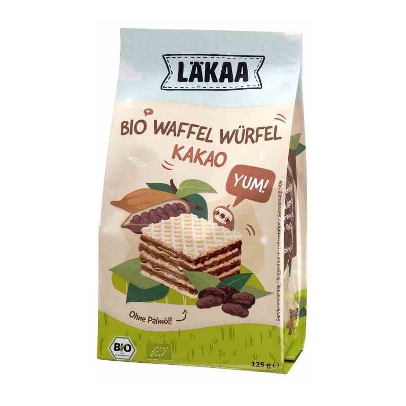 Wafelki z kremem kakaowym BIO 125 g