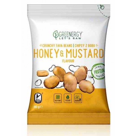 Chipsy z bobu miodowo- musztardowe 60g