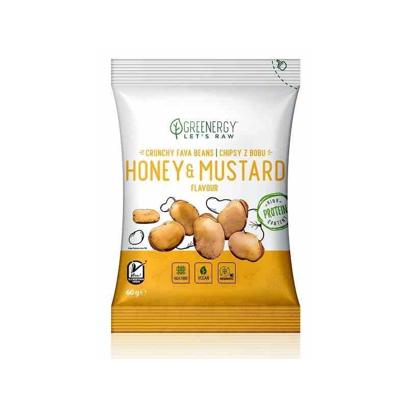 Chipsy z bobu miodowo- musztardowe 60g