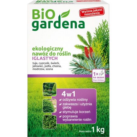 NAWÓZ DO ROŚLIN IGLASTYCH ECO 1 kg - BIO GARDENA