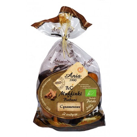 MUFFINKI BABUNI CYNAMONOWE BIO 200 g - BIO ANIA