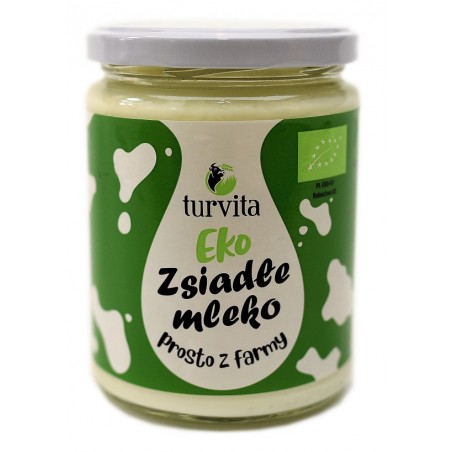 ZSIADŁE MLEKO BIO 450 g - TURVITA