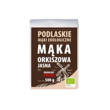 MĄKA ORKISZOWA JASNA BIO 500 g - BIO LIFE (MĄKI PODLASKIE)