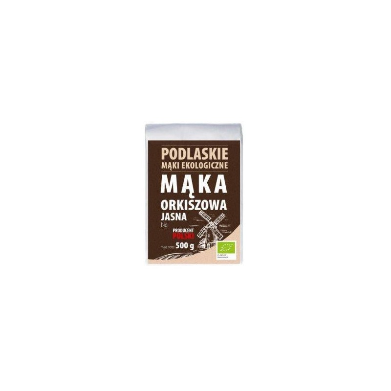 MĄKA ORKISZOWA JASNA BIO 500 g - BIO LIFE (MĄKI PODLASKIE)