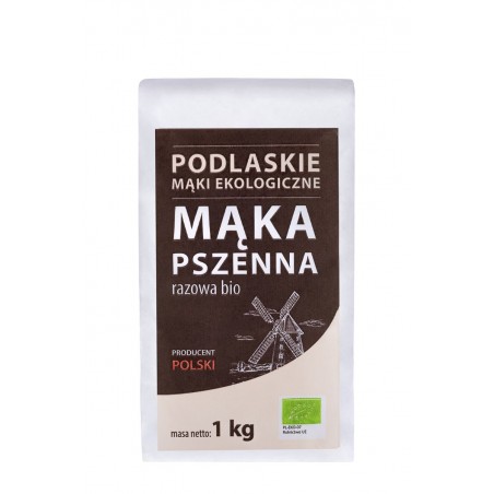 MĄKA PSZENNA RAZOWA BIO 1 kg - BIO LIFE (MĄKI PODLASKIE)