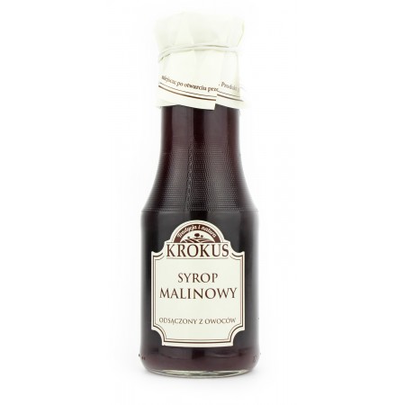 SYROP MALINOWY BEZGLUTENOWY 355 g (280 ml) - KROKUS