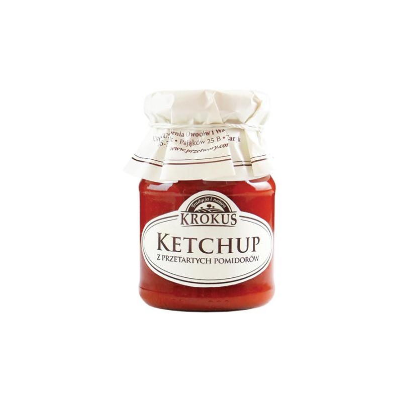KETCHUP BEZGLUTENOWY 180 g - KROKUS