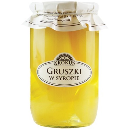 GRUSZKA W SYROPIE 720 g (360 g) - KROKUS