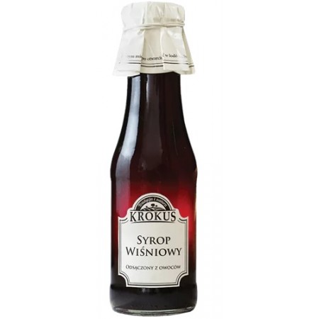 SYROP WIŚNIOWY BEZGLUTENOWY 375 g (300 ml) - KROKUS
