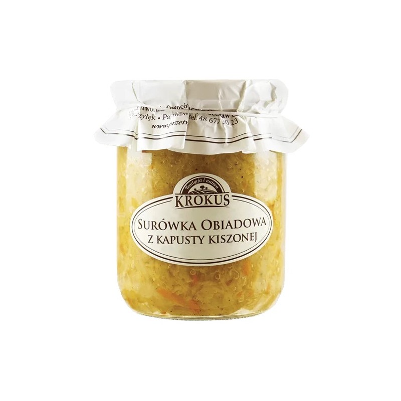 SURÓWKA OBIADOWA Z KAPUSTY KISZONEJ 500 g - KROKUS