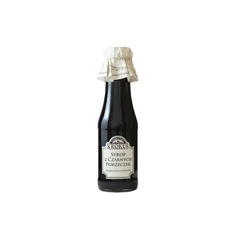 SYROP Z CZARNEJ PORZECZKI BEZGLUTENOWY 375 g (300 ml)  - KROKUS