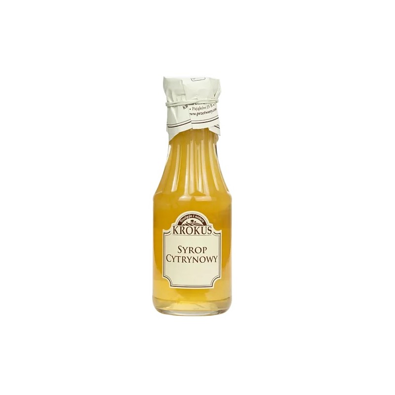 SYROP CYTRYNOWY BEZGLUTENOWY 375 g (300 ml) - KROKUS