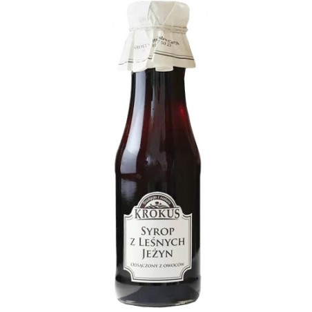 SYROP Z LEŚNYCH JEŻYN BEZGLUTENOWY 375 g (300 ml) - KROKUS