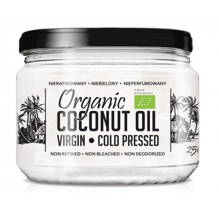 OLEJ KOKOSOWY VIRGIN BIO 250 ml - DIET-FOOD