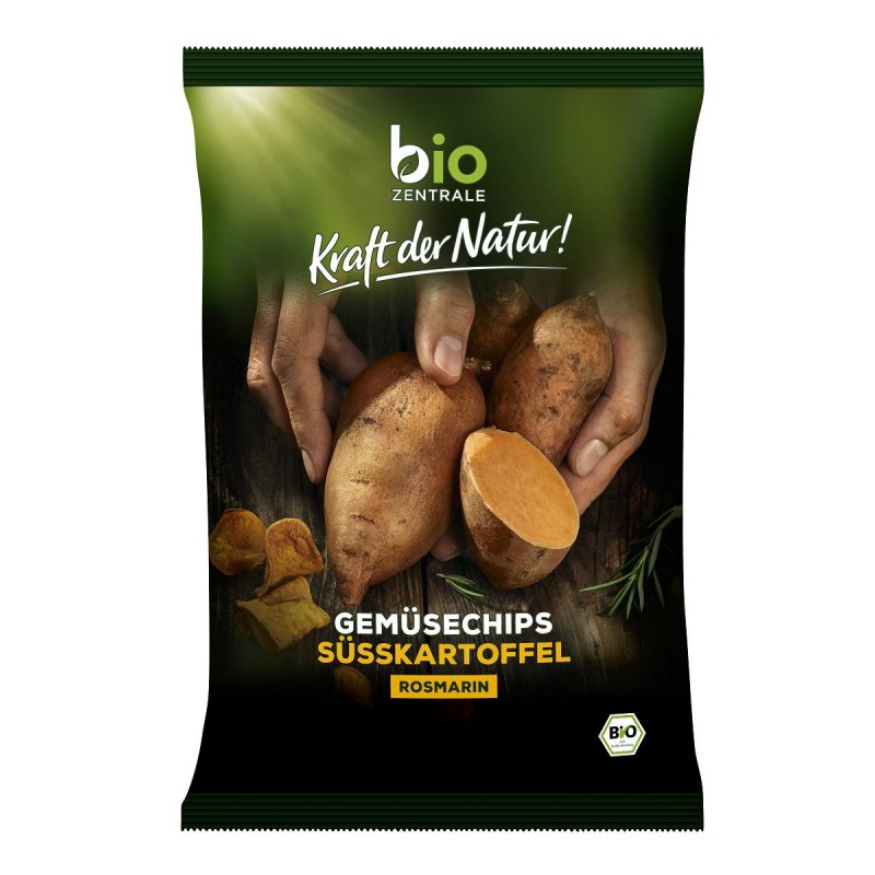 CHIPSY Z BATATÓW Z ROZMARYNEM BEZGLUTENOWE BIO 75 g - BIO ZENTRALE