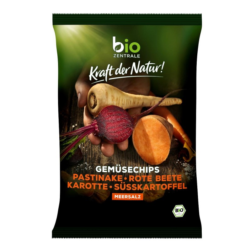 CHIPSY WARZYWNE SOLONE BEZGLUTENOWE BIO 90 g - BIO ZENTRALE