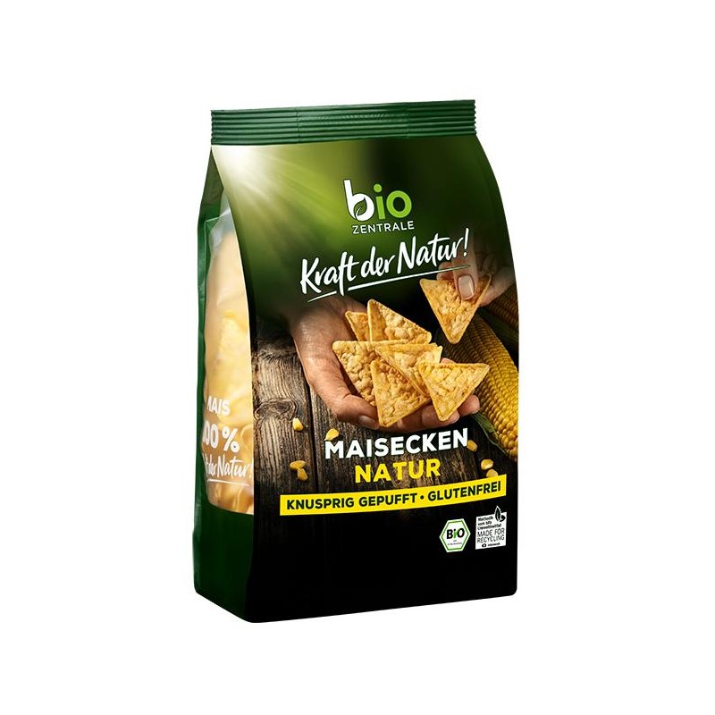 CHRUPKI KUKURYDZIANE NATURALNE BEZGLUTENOWE BIO 90 g - BIO ZENTRALE