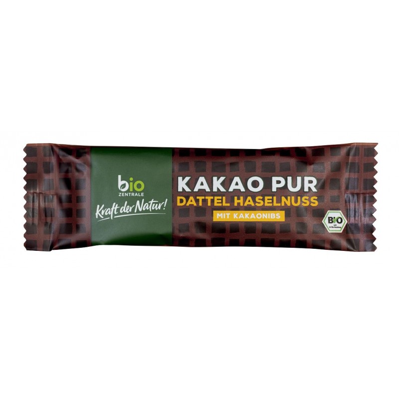 BATON DAKTYLOWY Z ZIARNAMI KAKAOWCA BIO 35 g - BIO ZENTRALE