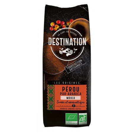 KAWA MIELONA ARABICA 100 % PERU FAIR FOR LIFE BIO 250 g - DESTINATION