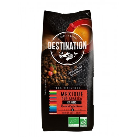 KAWA ZIARNISTA ARABICA 100 % MEKSYK FAIR FOR LIFE BIO 1 kg - DESTINATION