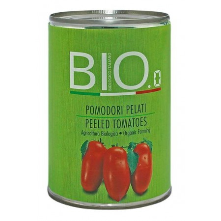POMIDORY PELATI BEZGLUTENOWE BIO 400 g (240 g) (PUSZKA) - GESTAL