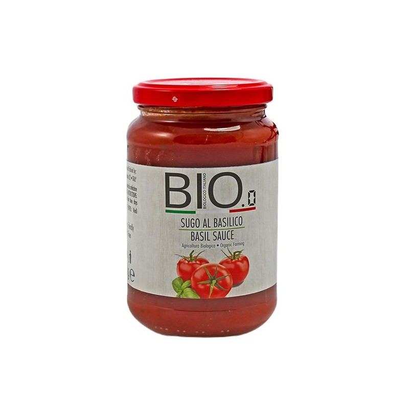 SOS POMIDOROWY Z BAZYLIĄ BEZGLUTENOWY BIO 340 g - GESTAL