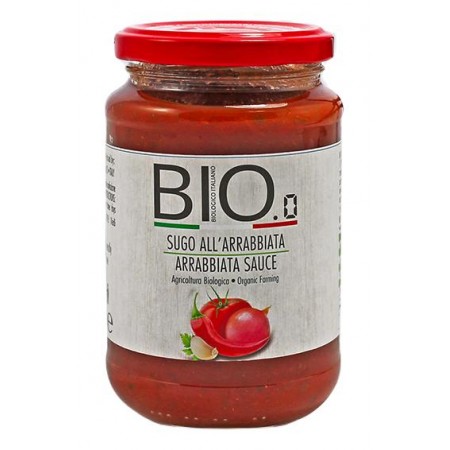 SOS POMIDOROWY ARRABBIATA BEZGLUTENOWY BIO 340 g - GESTAL