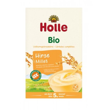 KASZKA JAGLANA PEŁNOZIARNISTA BEZ DODATKU CUKRÓW BEZGLUTENOWA OD 5 MIESIĄCA BIO 250 g - HOLLE