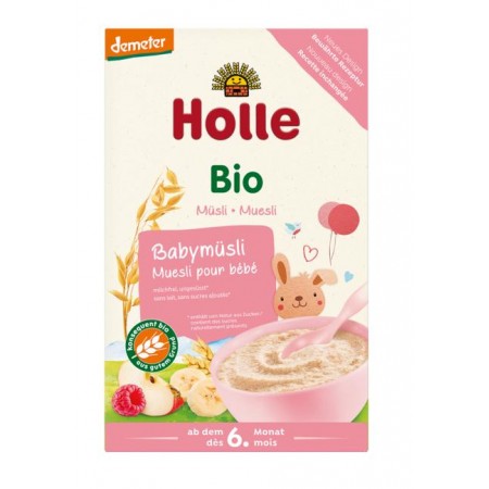 KASZKA ZBOŻOWO - OWOCOWA BEZ DODATKU CUKRÓW OD 6 MIESIĄCA DEMETER BIO 250 g - HOLLE