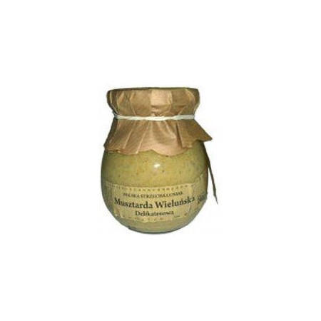 MUSZTARDA WIELUŃSKA DELIKATESOWA 240 g - LUNIAK