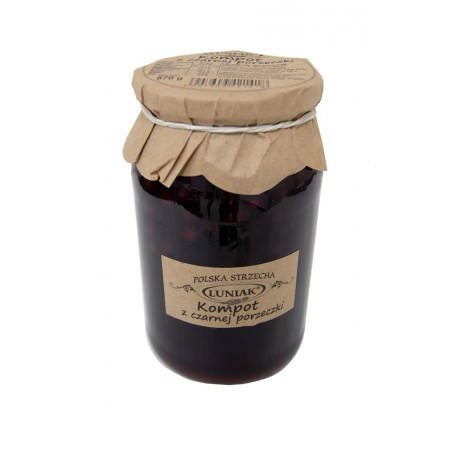 KOMPOT Z CZARNEJ PORZECZKI 870 g - LUNIAK