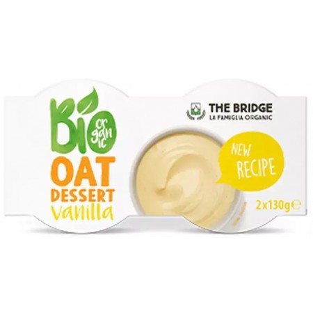 DESER OWSIANY O SMAKU WANILIOWYM BIO (2 x 130 g) 260 g - THE BRIDGE
