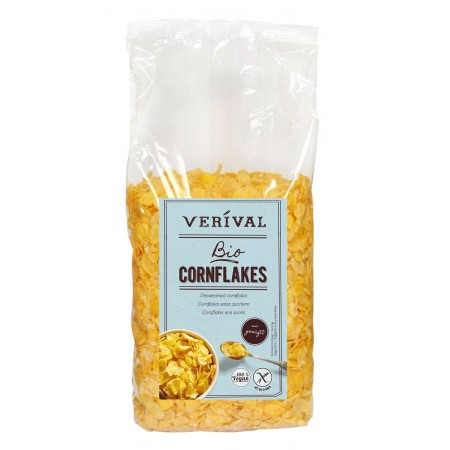 PŁATKI KUKURYDZIANE BEZ DODATKU CUKRÓW BEZGLUTENOWE BIO 500 g - VERIVAL