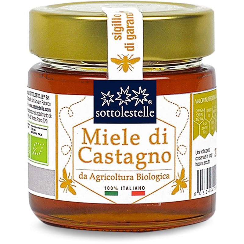 MIÓD NEKTAROWY KASZTANOWY BIO 280 g - SOTTOLESTELLE