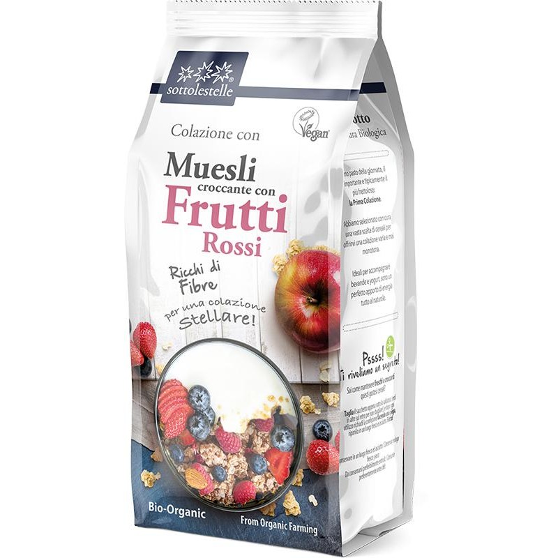 MUSLI Z CZERWONYMI OWOCAMI BIO 350 g - SOTTOLESTELLE