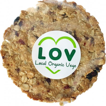 CIASTECZKO WEGAŃSKIE Z ŻURAWINĄ BIO 65 g - LOCAL ORGANIC VEGE